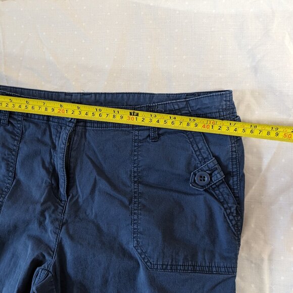 DENVER HAYES WOMEN'S BLUE PANTS 12 X 28 BUTTON ZIPPER FLY COTTON FASHION WEAR - Picture 9 of 16